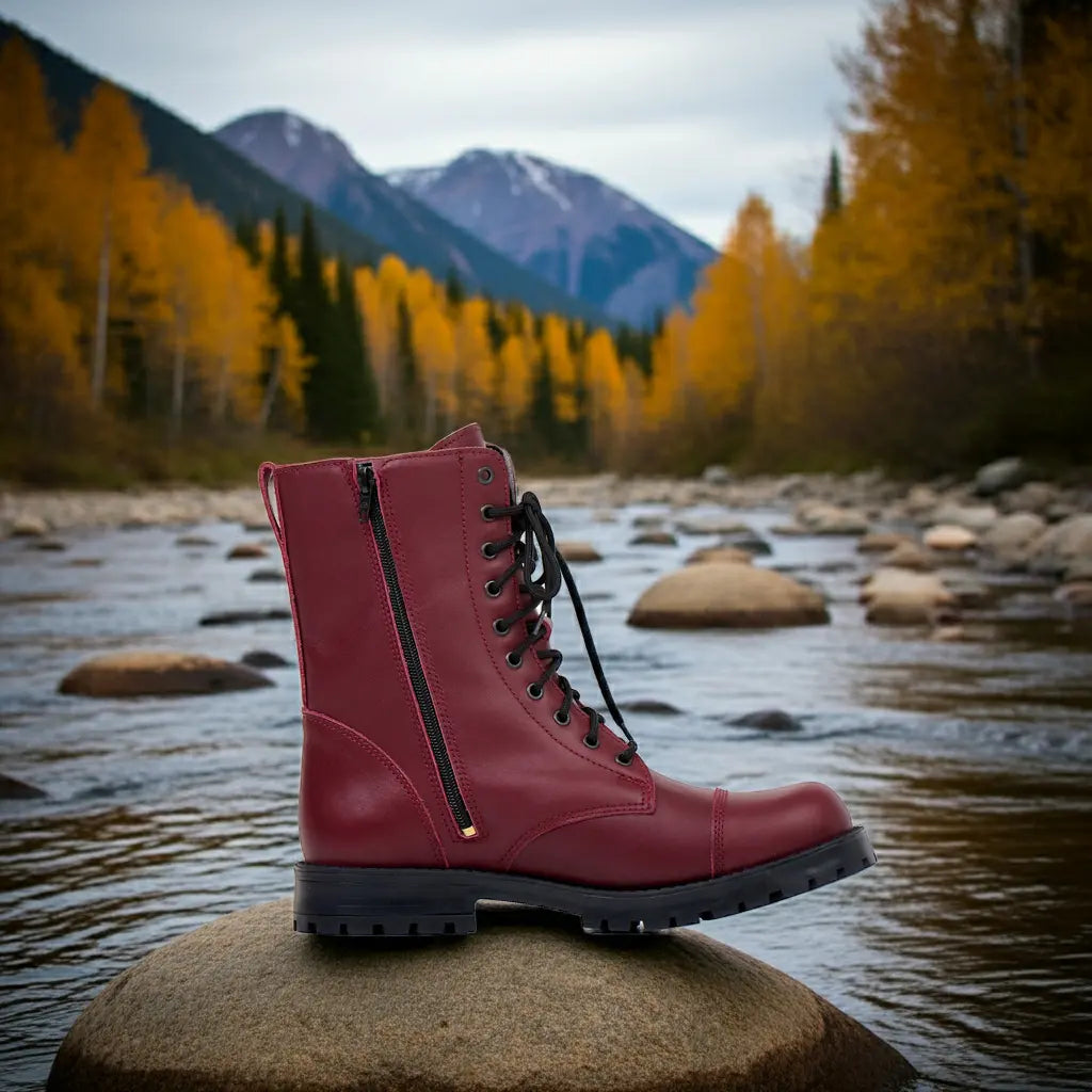 Burgundy with Zipper MAKEme