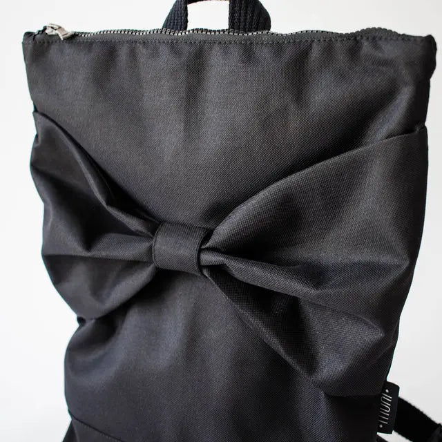 Waterproof Backpack - Black Bow