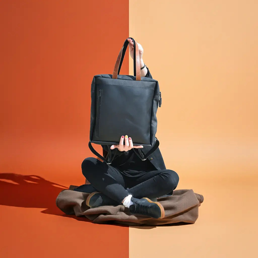 Stockholm Backpack - Purple/Black MAKEme