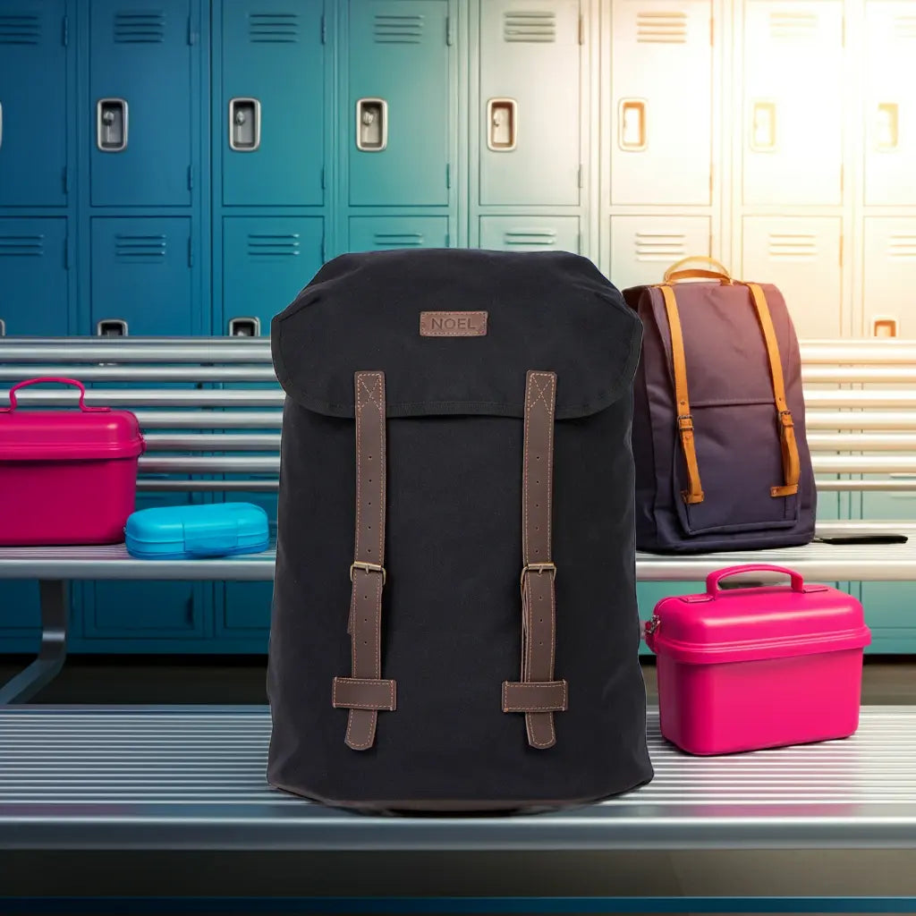 Cafe Handmade Backpack - Black MAKEme