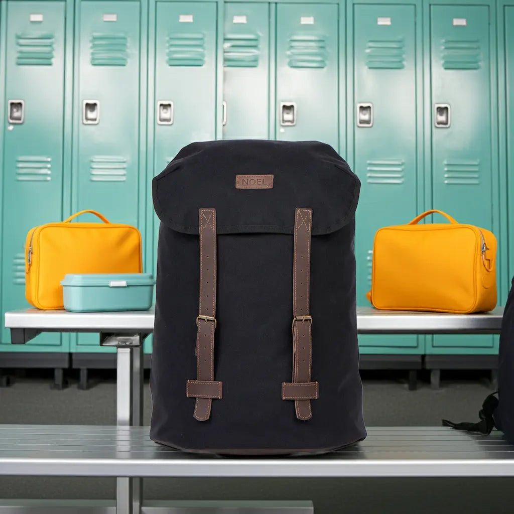 Cafe Handmade Backpack - Black MAKEme