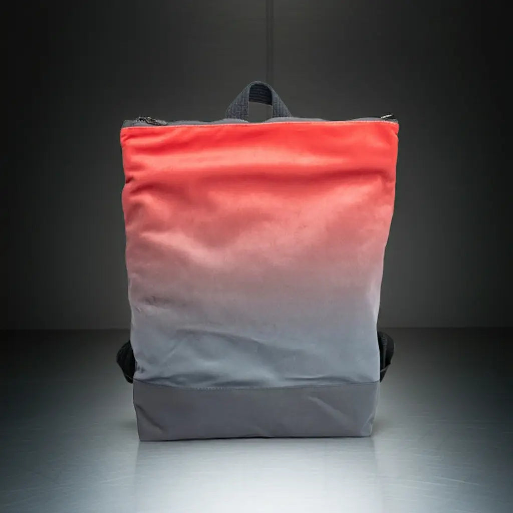 Faux Leather Backpack - Salmon MAKEme
