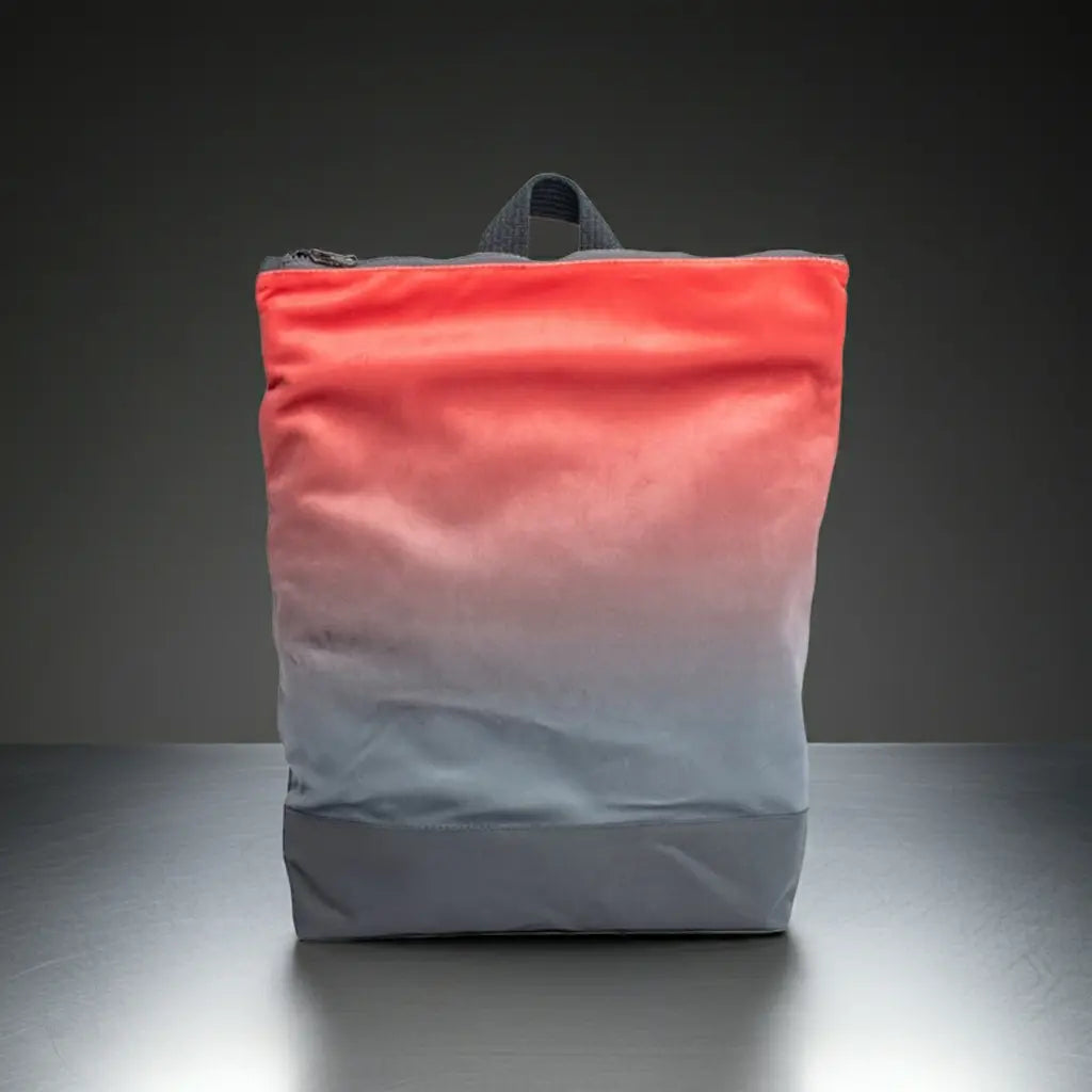 Faux Leather Backpack - Salmon MAKEme