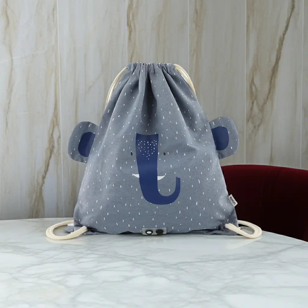 Drawstring Bag - Mrs. Elephant MAKEme